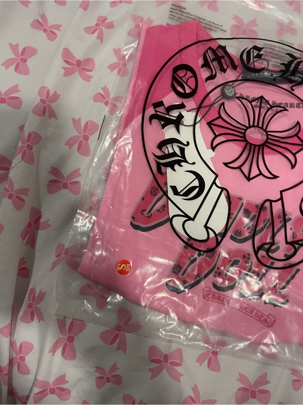 Chrome Hearts Pink Raglan 'Deadly Doll' - Picture 3 of 3